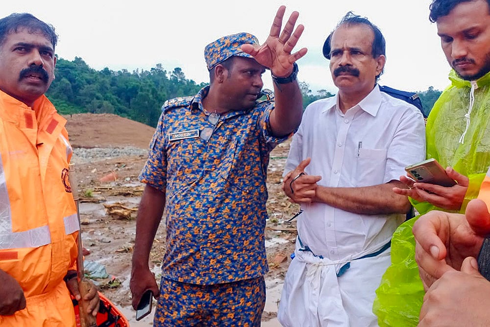 | Photo: PTI : Landslides in Wayanad
